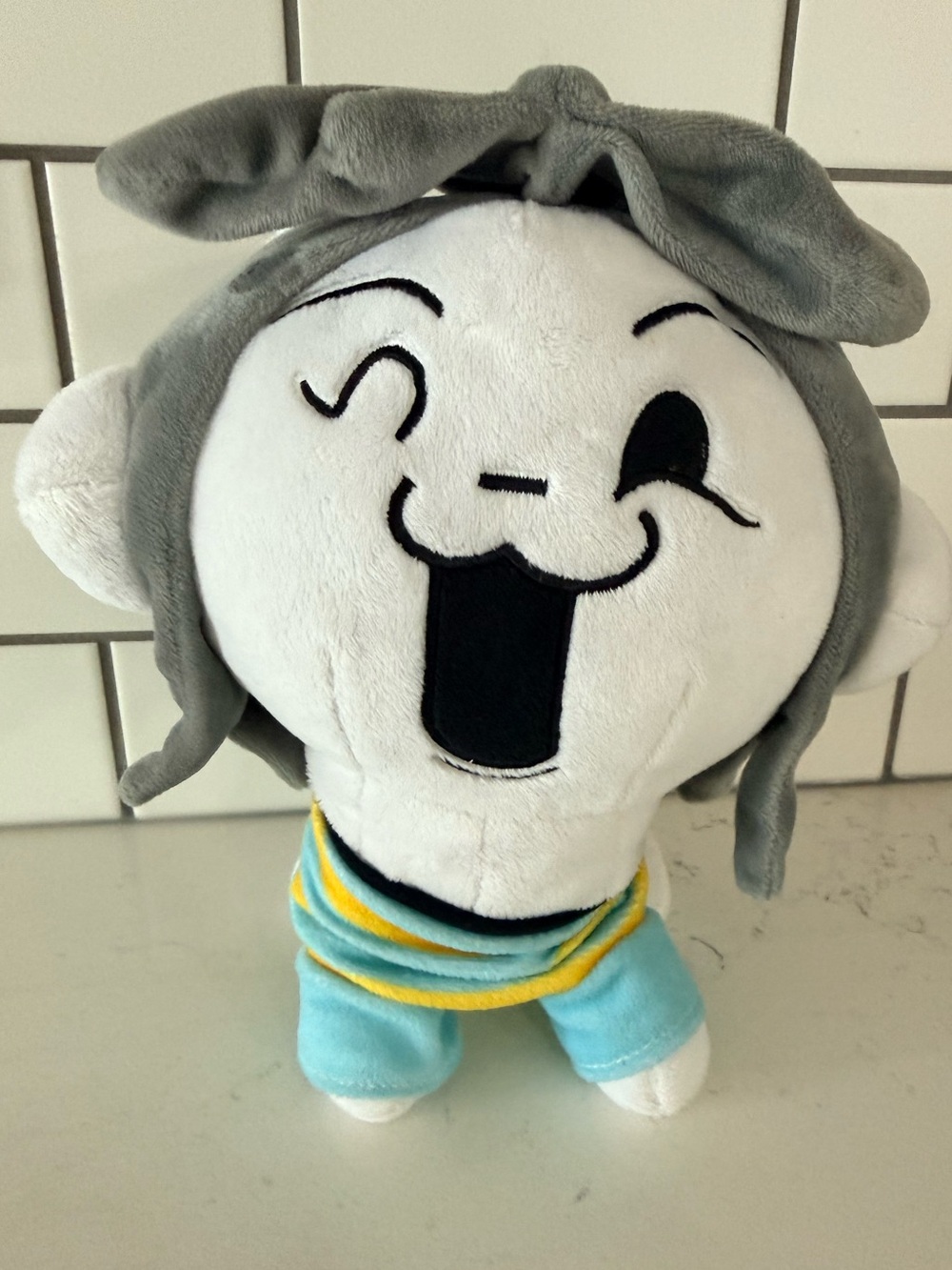 Undertale Temmie Dog Plush - 10" Undertale Plush Stuffed Animal Doll Toy